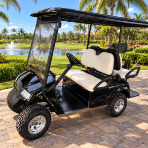 Black Lithium Street-Legal Golf Car – Power and Efficiency for Your Next Ride