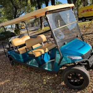 Teal Street-Legal Limo Golf Car – Comfort