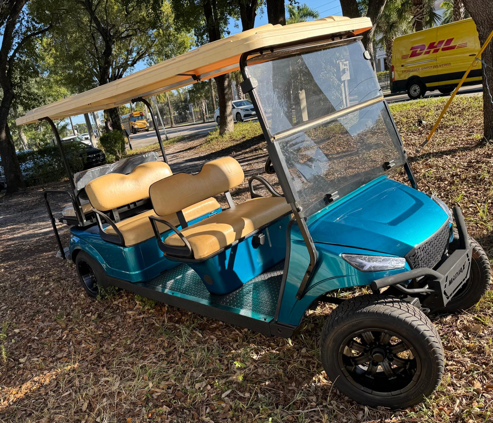 Teal Street-Legal Limo Golf Car – Comfort