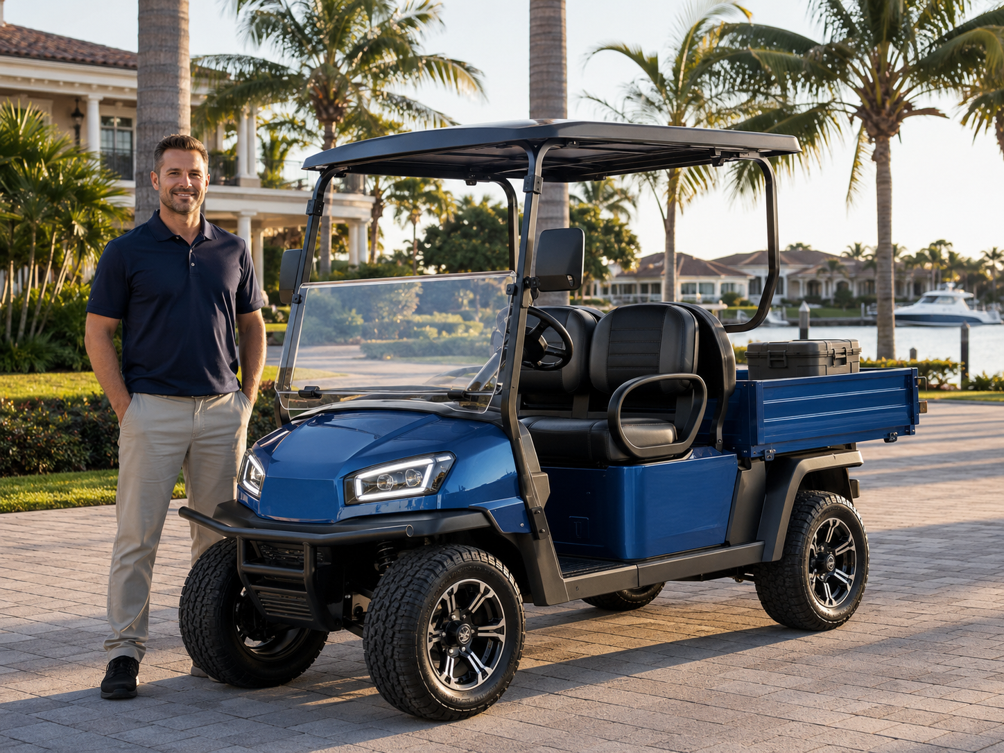 Commercial utility South Florida golf cart rental