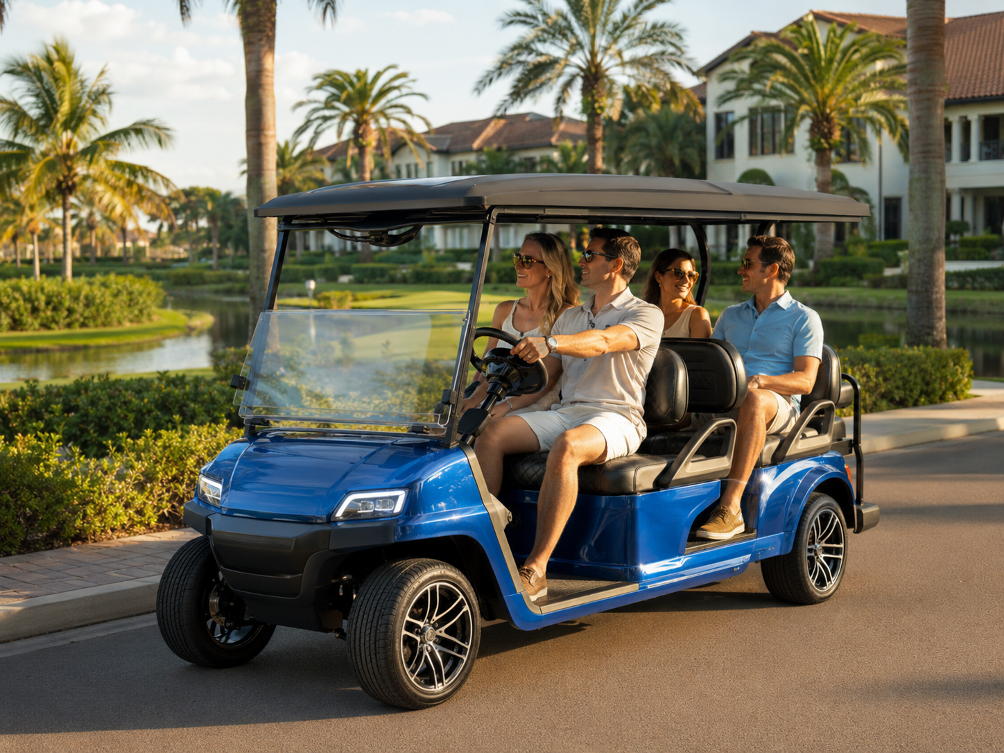 South Florida golf cart rental for resorts and residential communities