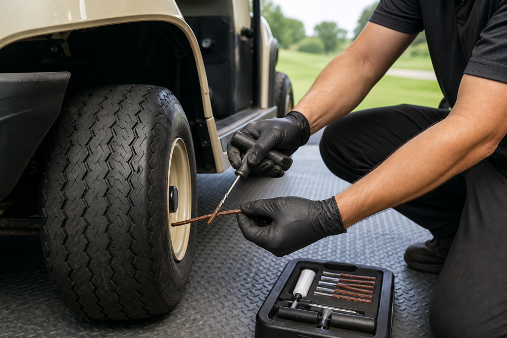 Golf Cart Tire Repair