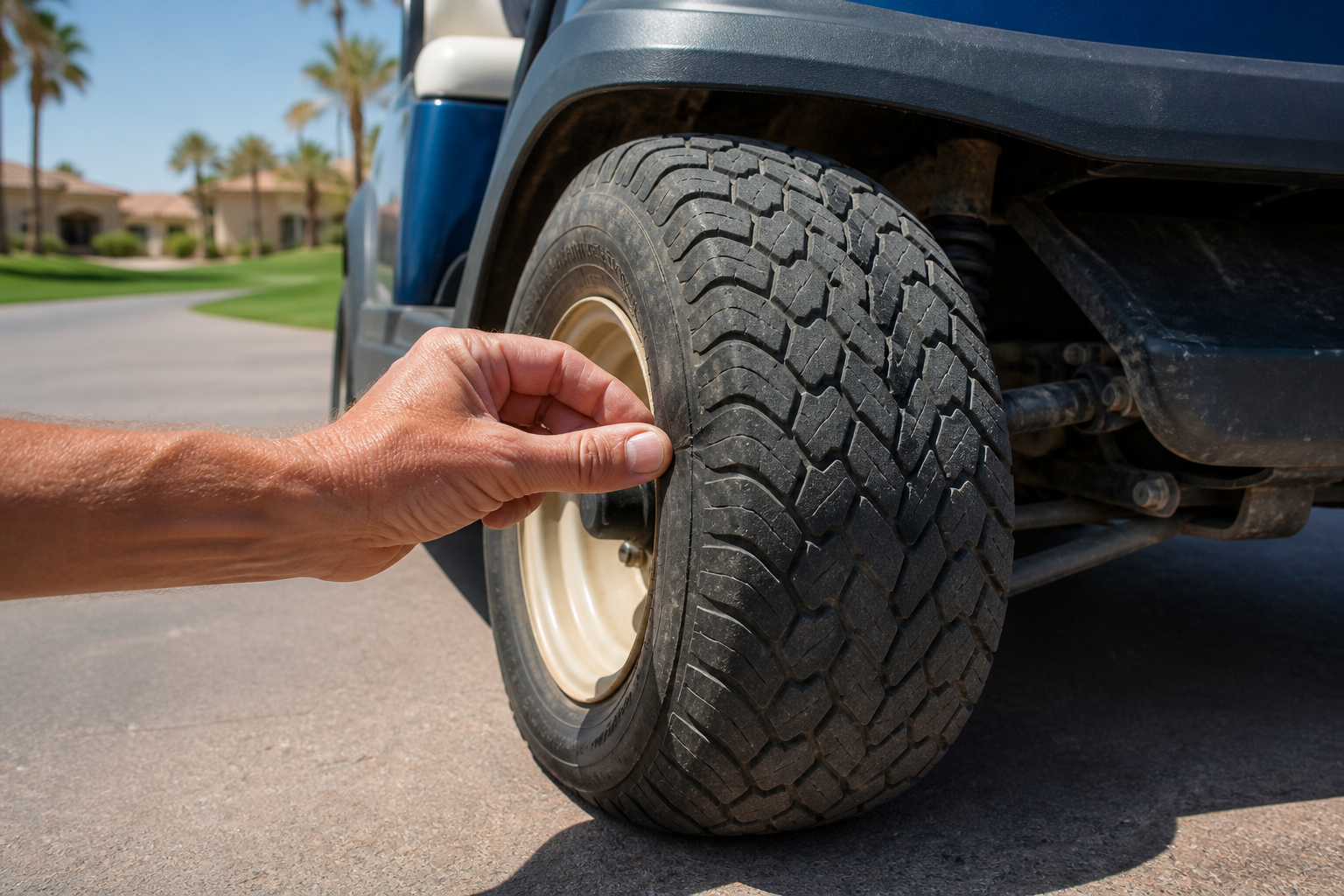 Golf Cart Tire Repair