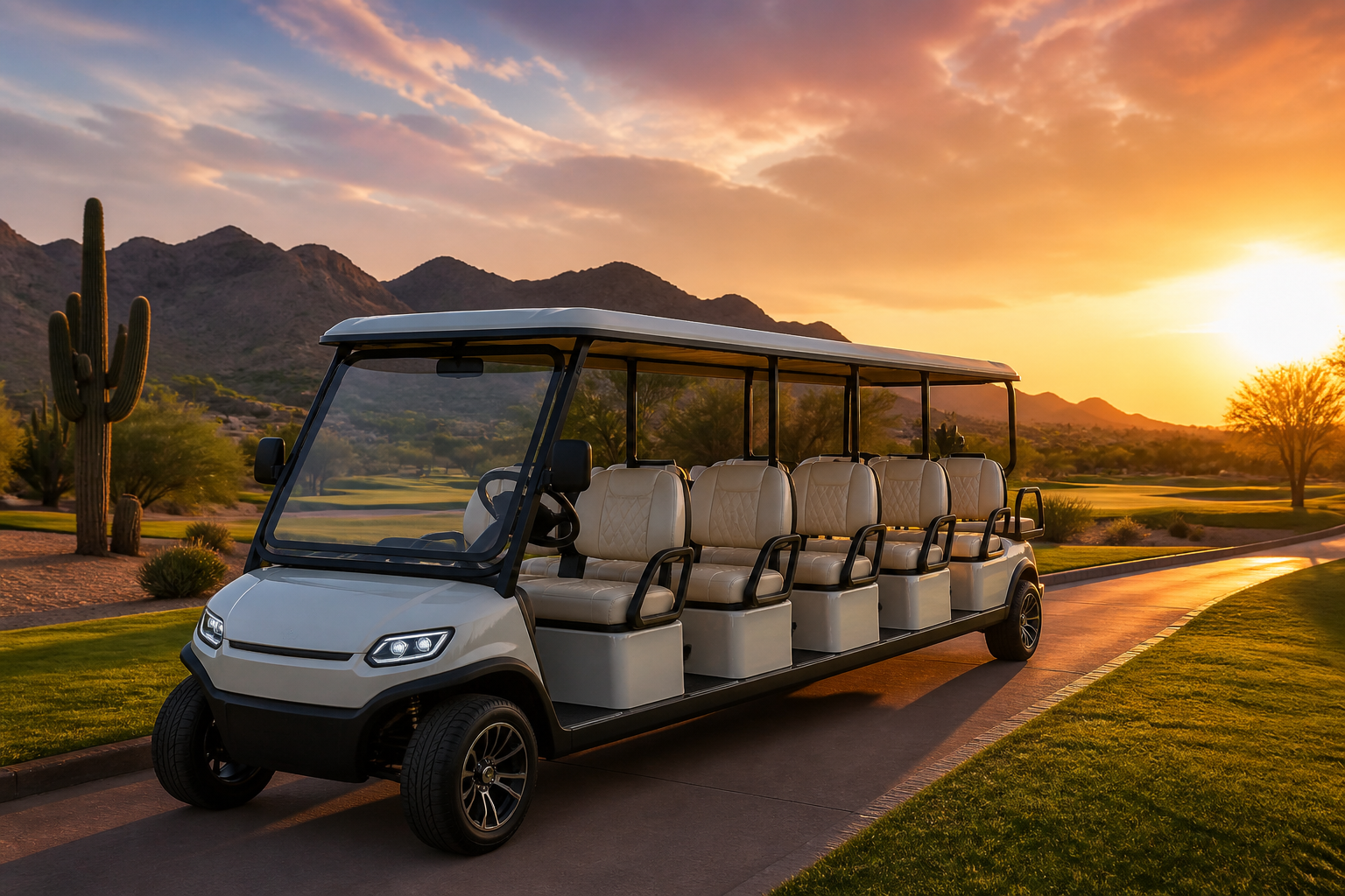 Limo Golf Carts Phoenix group transportation