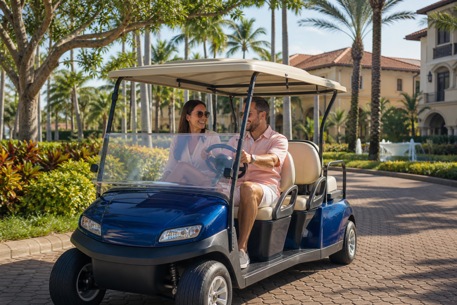 Resort Golf Cart Rentals benefits