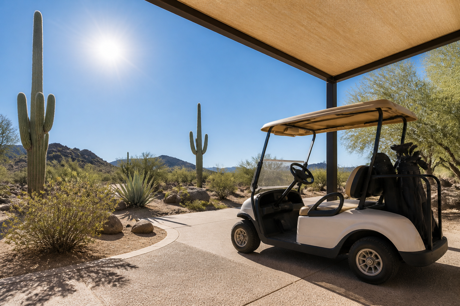 Desert Golf Cart Care