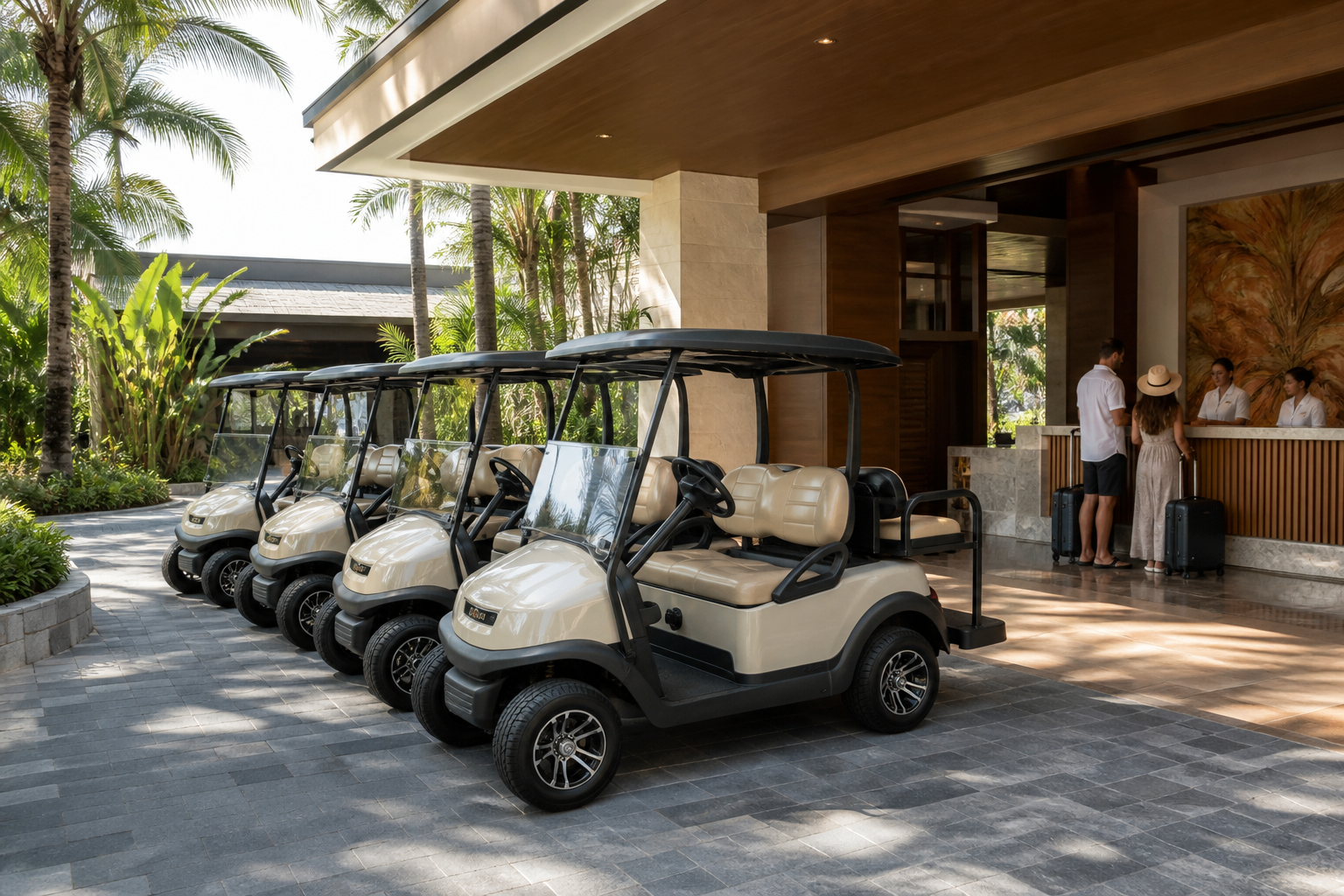 Golf Cart Leasing for Resorts