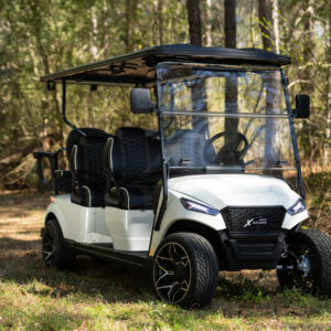 Madjax X6 Golf Cart for Sale – 6 Passenger Electric in White