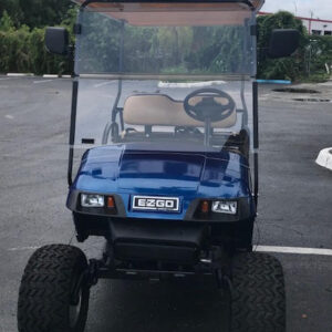 EZGO 4 Passenger Golf Cart Blue Gas for Sale