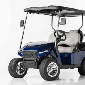 Madjax E4 Blue Non-Lifted 4 Passenger Golf Car for Sale