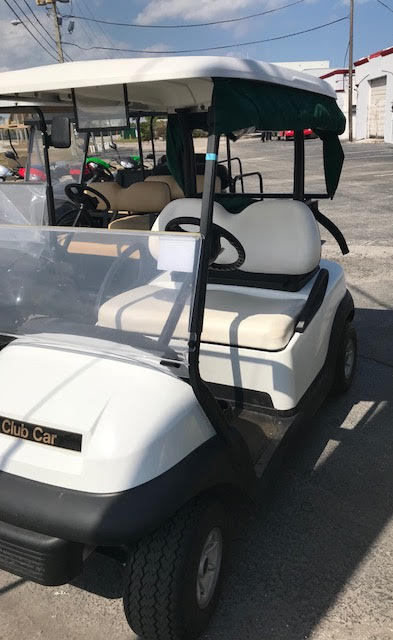 Club Car 2 Passenger Golf Cart White for Sale - Image 4