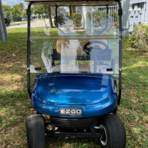 EZGO TXT Maintenance Golf Cart Blue for Sale