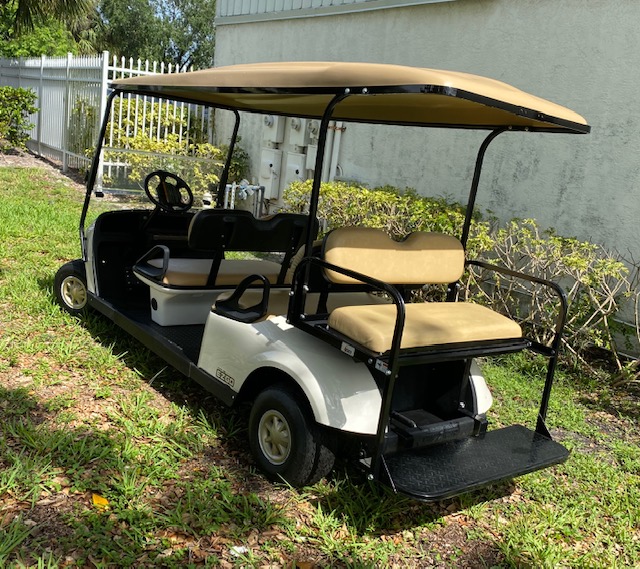 EZGO Limo Golf Cart 6 Passenger White ($10,900) - Image 2