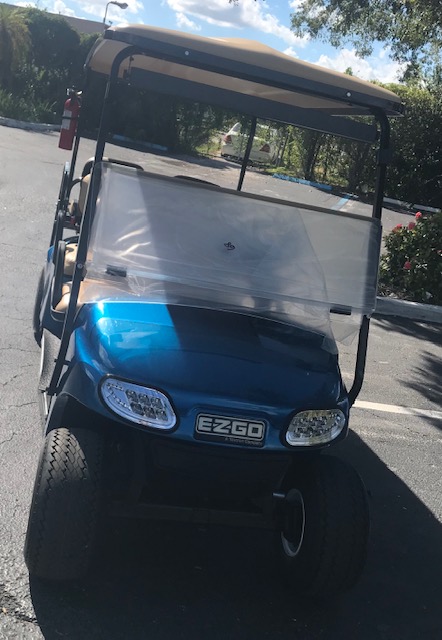 EZGO Limo Golf Cart 6 Passenger Blue ($10,800) - Image 10
