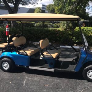 EZGO Limo Golf Cart 6 Passenger Blue ($10,800)