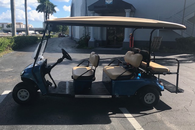 EZGO Limo Golf Cart 6 Passenger Blue ($10,800) - Image 8