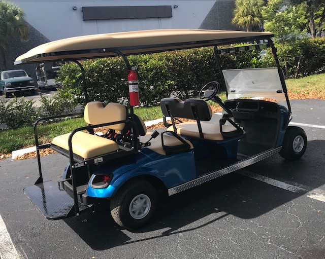 EZGO Limo Golf Cart 6 Passenger Blue ($10,800) - Image 5
