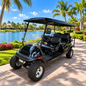 Club Car 6-Passenger Black Street-Legal Limo Golf Car ($10,000)
