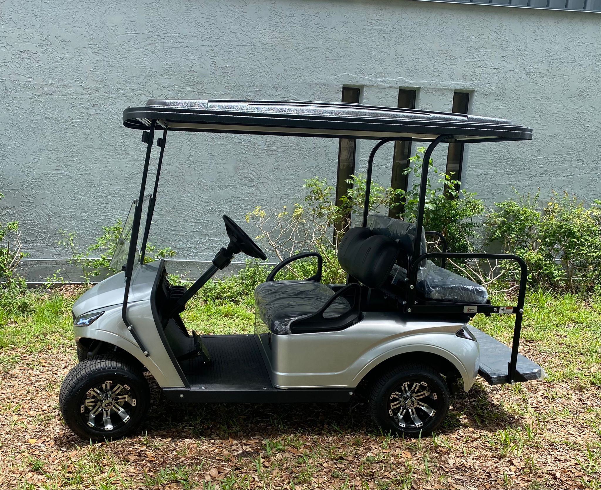 Silver 4 Passenger Golf Cart for Sale