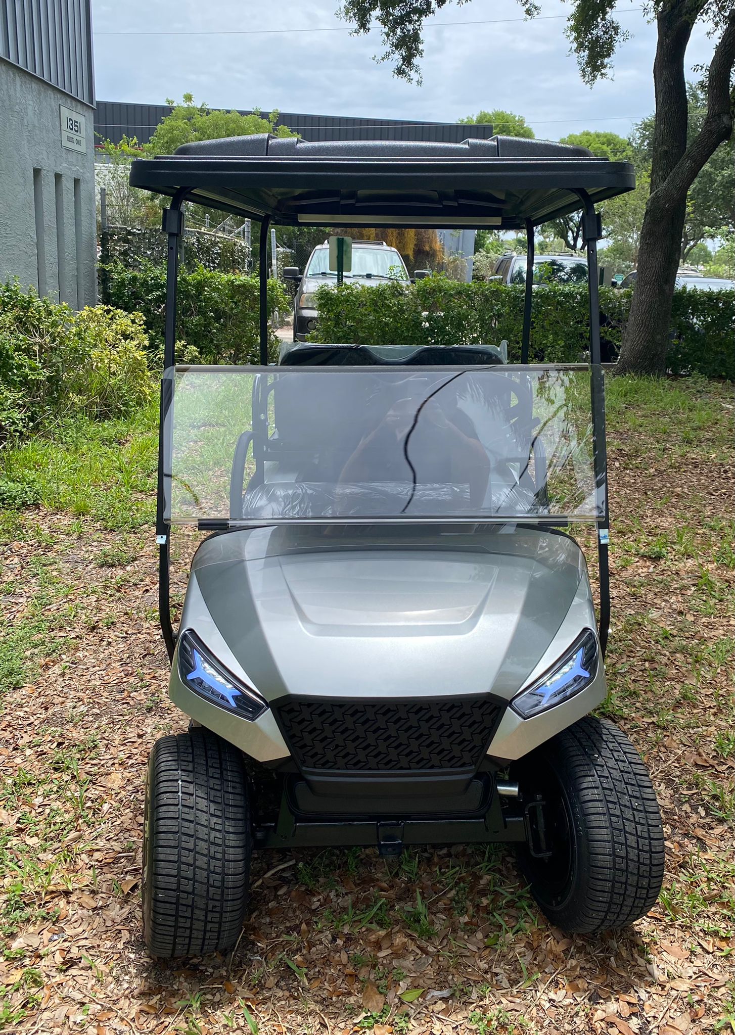 Silver 4 Passenger Golf Cart for Sale - Image 4