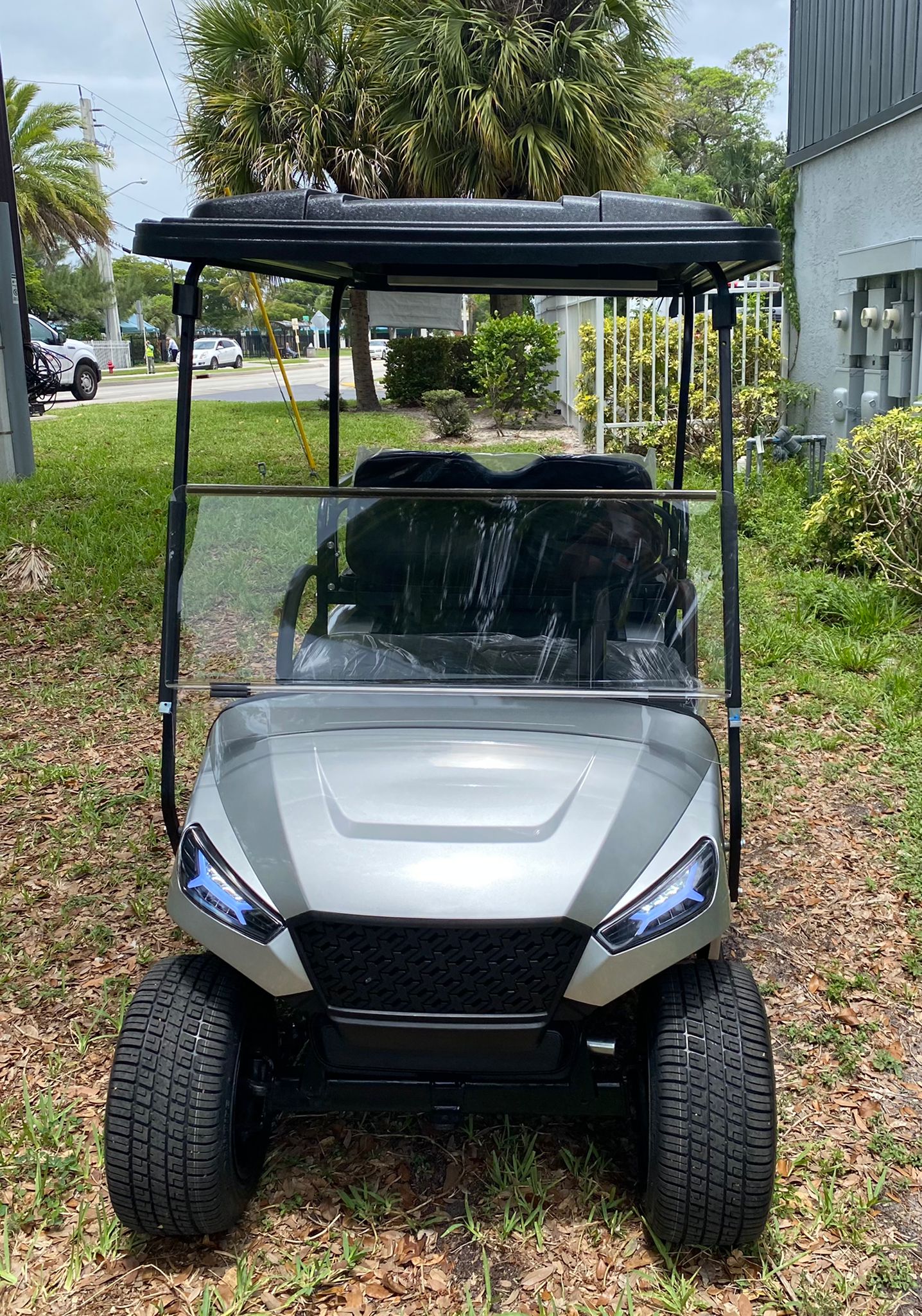 Silver 4 Passenger Golf Cart for Sale - Image 5