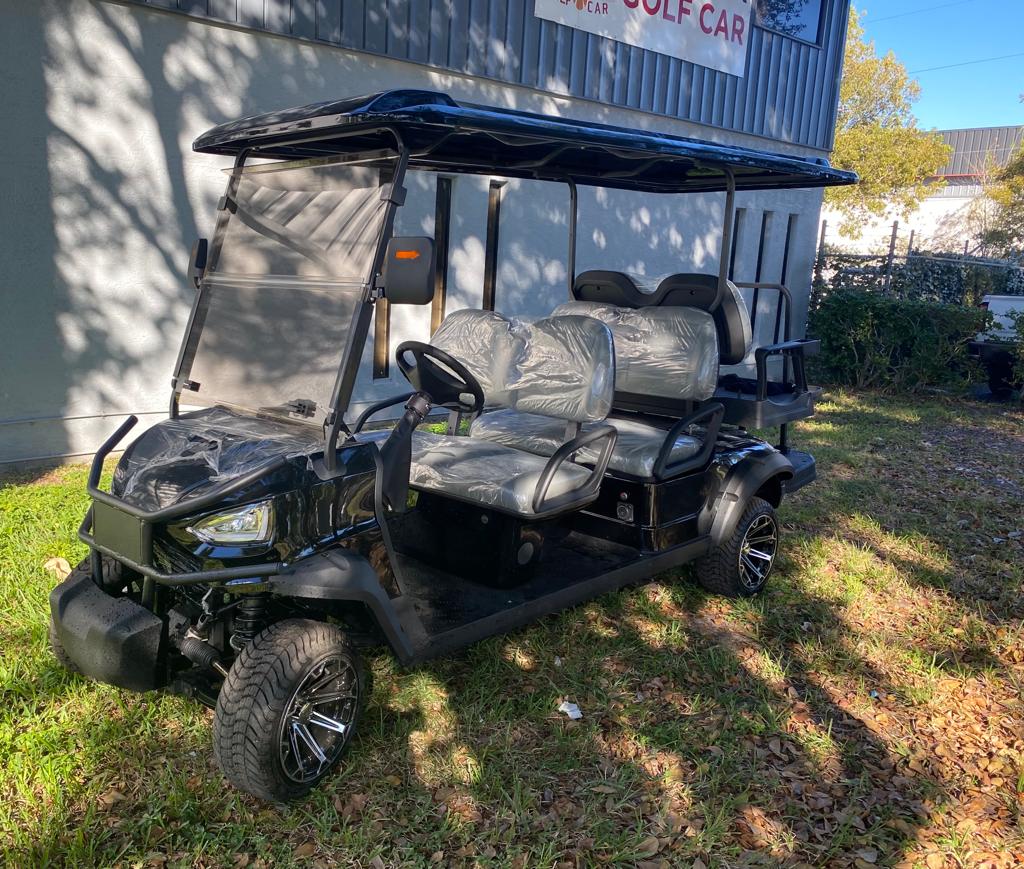 Exclusive Golf Cart Phoenix Limo Black Color for Sale - Image 5