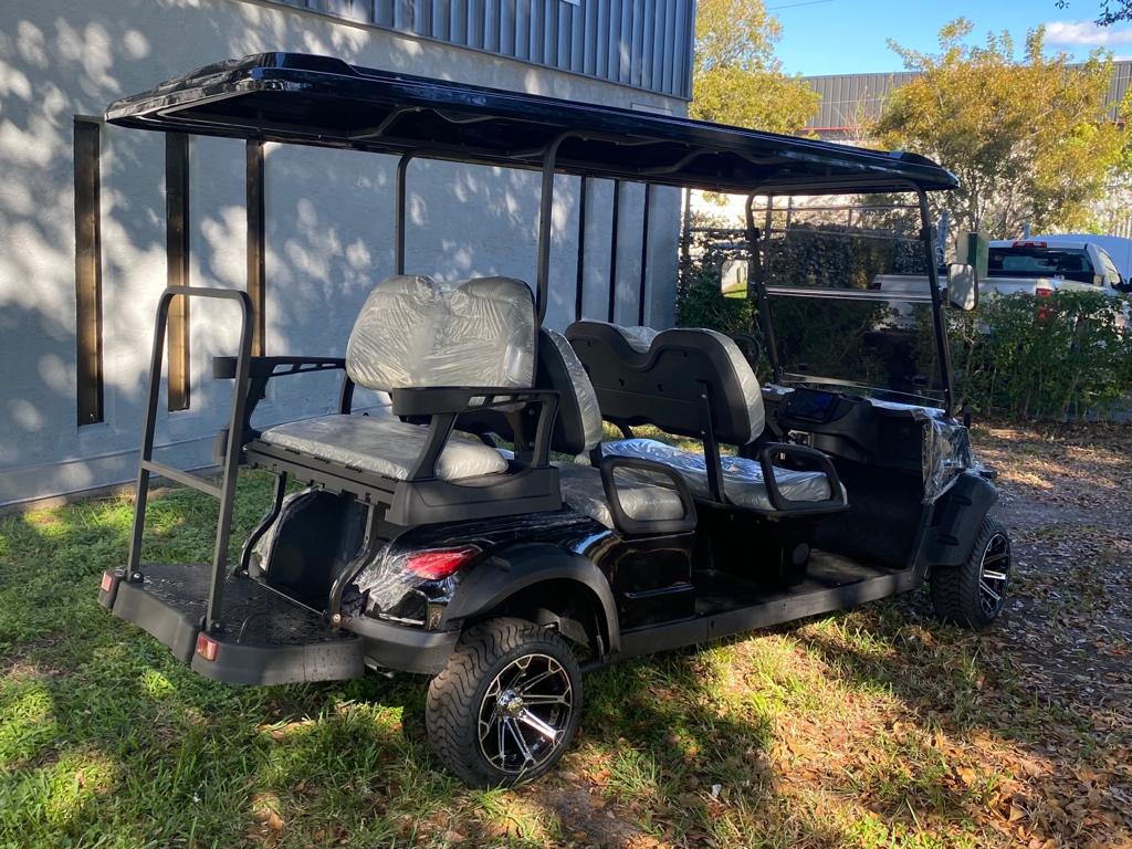 Exclusive Golf Cart Phoenix Limo Black Color for Sale - Image 2