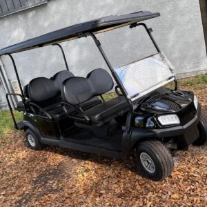 Electric Black Limo Golf Car – Luxury Meets Eco Performance