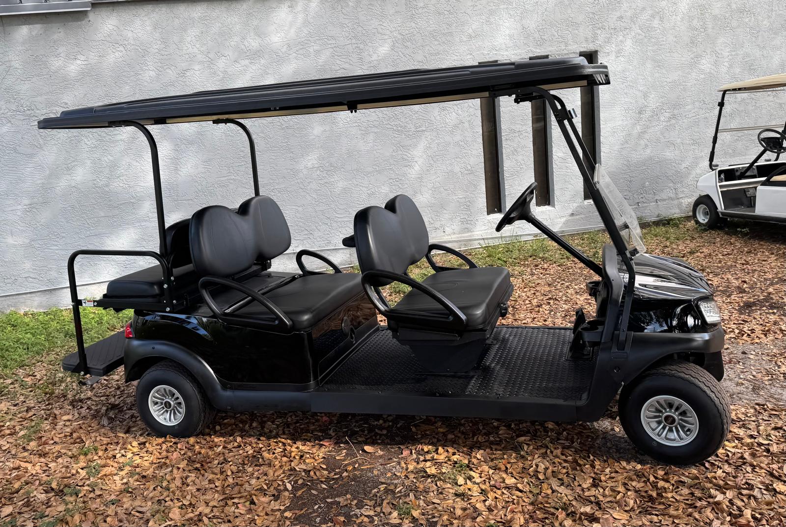 Club Car Tempo Limo – 6 Passenger Black ($11,500) - Image 2
