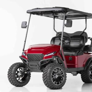 Madjax X4 Red Lifted 4 Passenger Golf Car for Sale