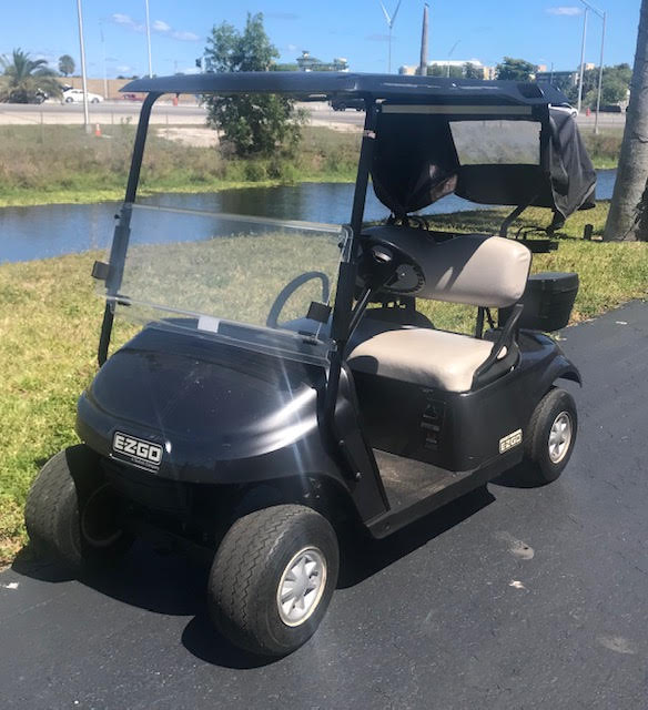 EZGO 2 Passenger Golf Cart Black for Sale
