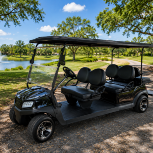 Club Car Tempo Limo – 6 Passenger Black ($11,500)
