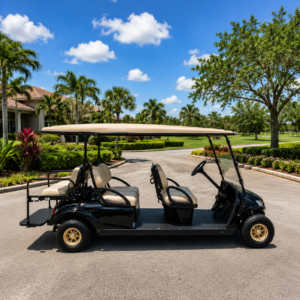 EZGO Limo Golf Cart 6 Passenger Black ($10,900)