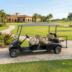 Club Car Onward Limo Golf Cart 6 Passenger Black ($11,500)
