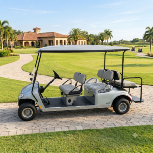 EZGO Limo Golf Cart 6 Passenger Silver (10,900)