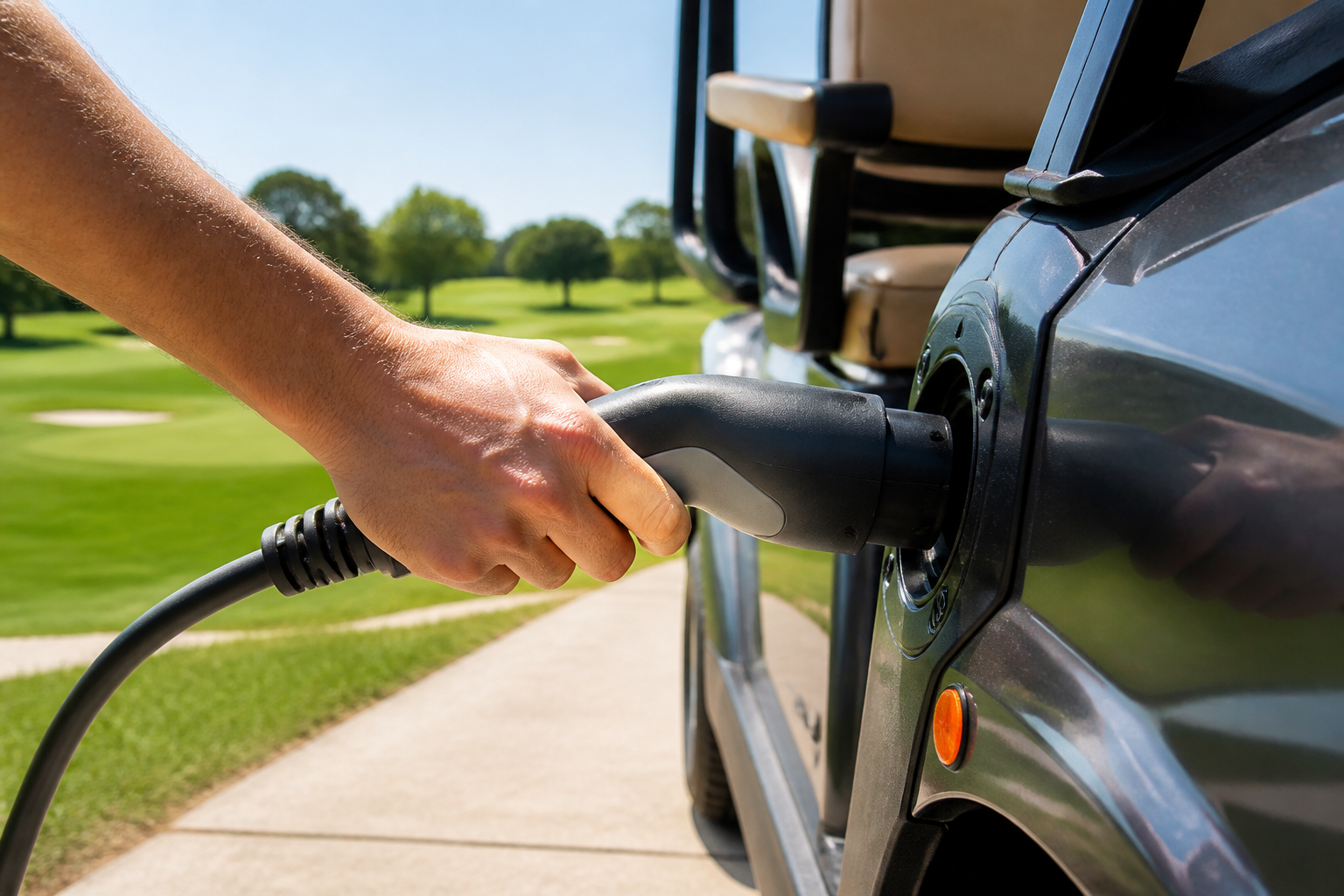 Electric Golf Cart Charging