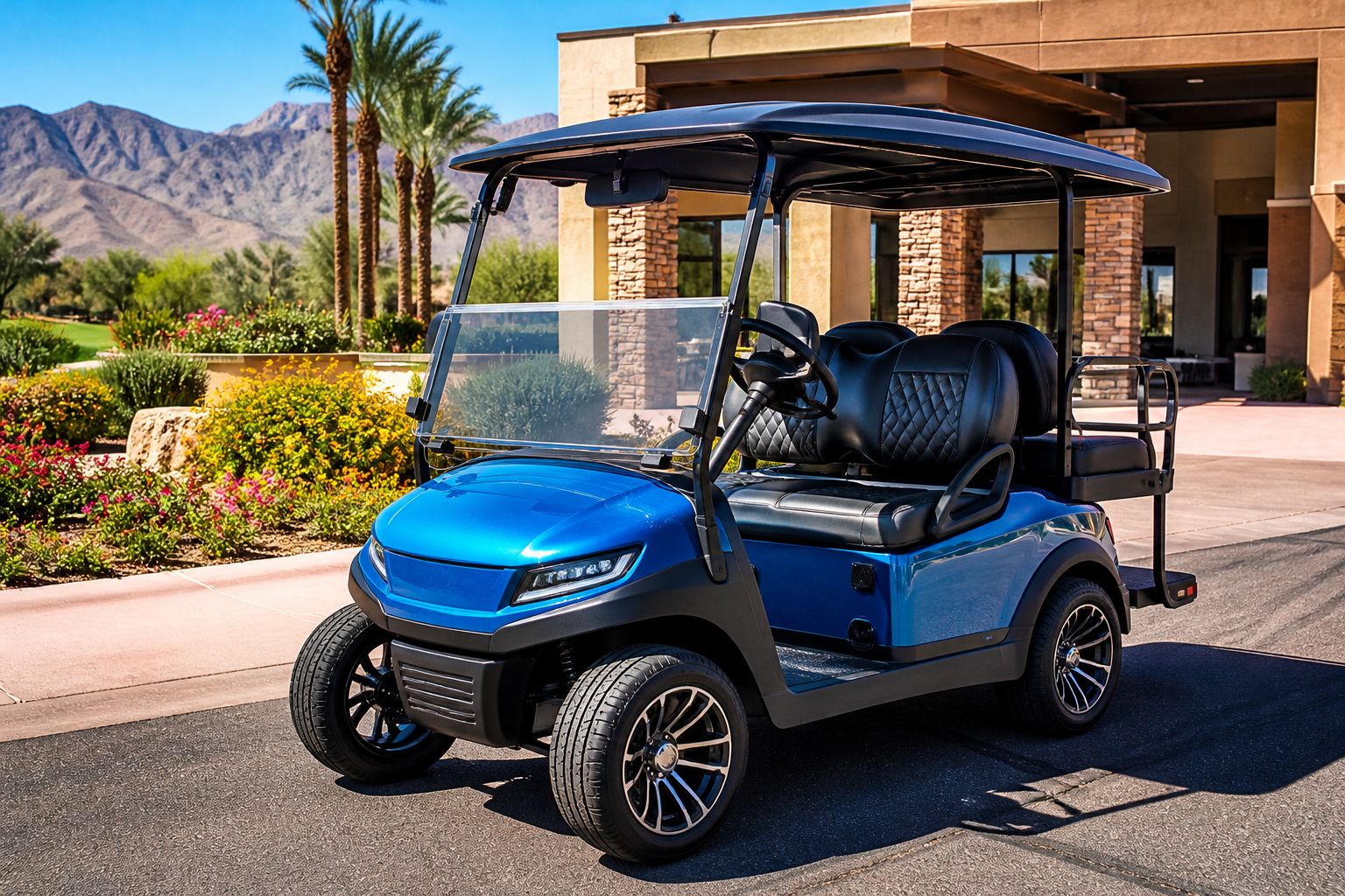 HOA Golf Cart Rental Benefits in a vibrant Phoenix community