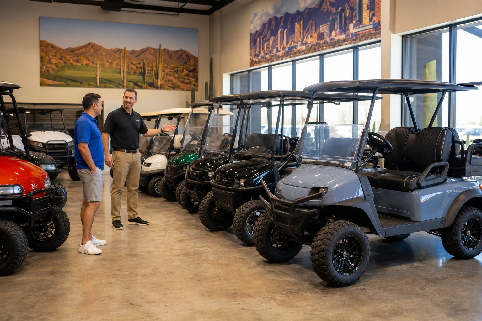 Industrial Golf Carts Phoenix: Expert maintenance for commercial utility vehicles.