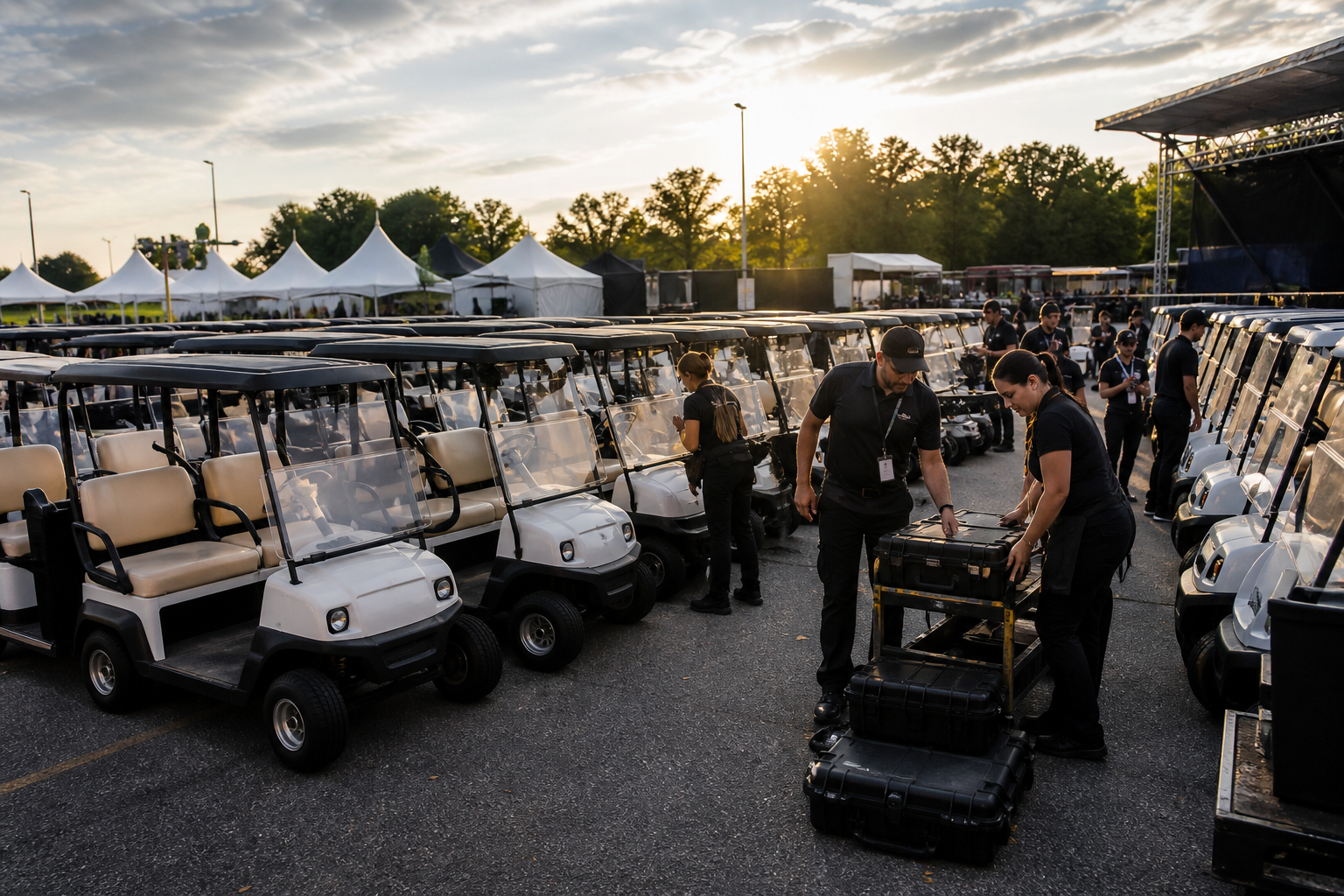 Large Event Golf Cart Rental
