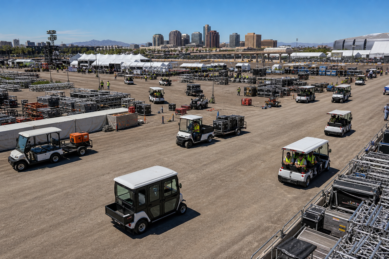 Versatile Utility Golf Cart Applications for Phoenix Campuses