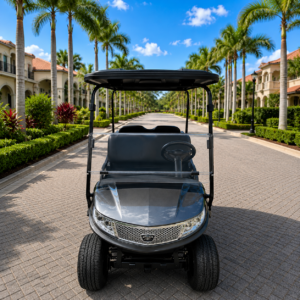 Refurbished 4-Passenger Golf Cart – Gray Phoenix Body ($8,800)