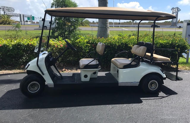 EZGO Limo Golf Cart 6 Passenger Off White ($10,900) - Image 3